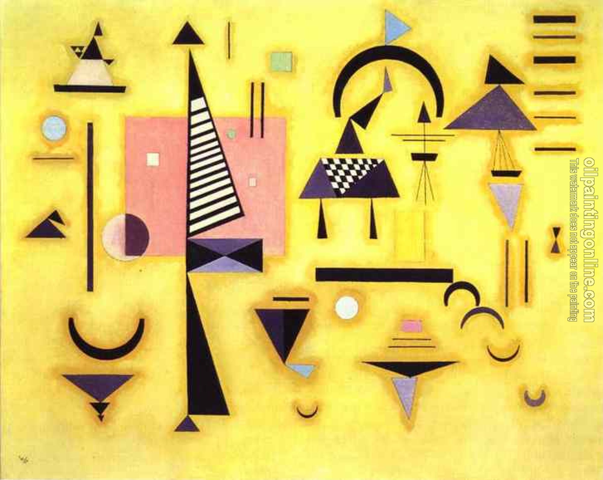 Kandinsky, Wassily - Decisive Pink